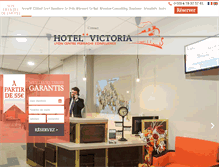 Tablet Screenshot of hotelvictorialyon.com